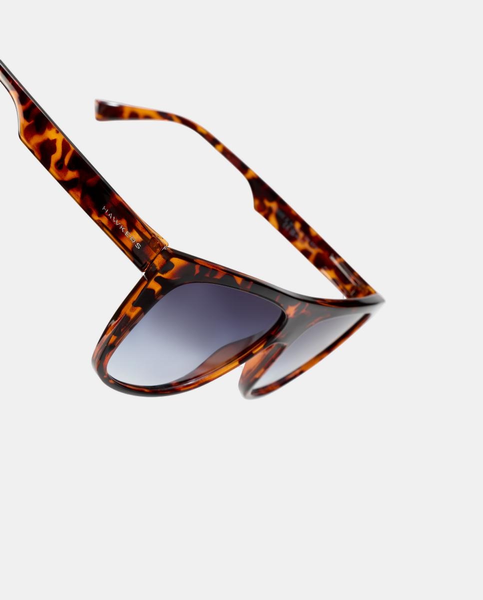 Óculos de Sol Unissexo Runway Quadrados de TR90 com Lente em Degradé Castanho-5