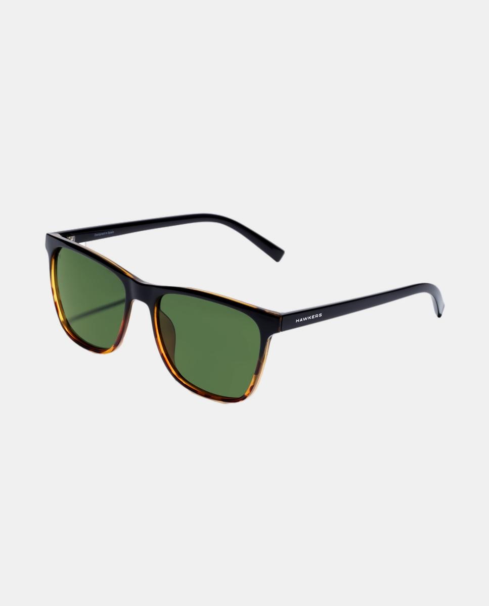 Óculos de Sol Unissexo Wave Quadrados de TR90 Castanho-2