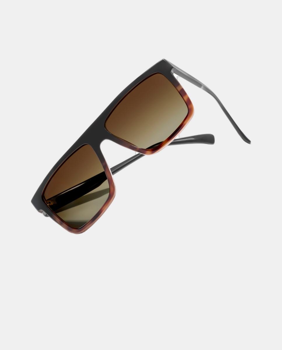 Óculos de Sol Aspen Quadrados de Tritan Renew Castanho-5