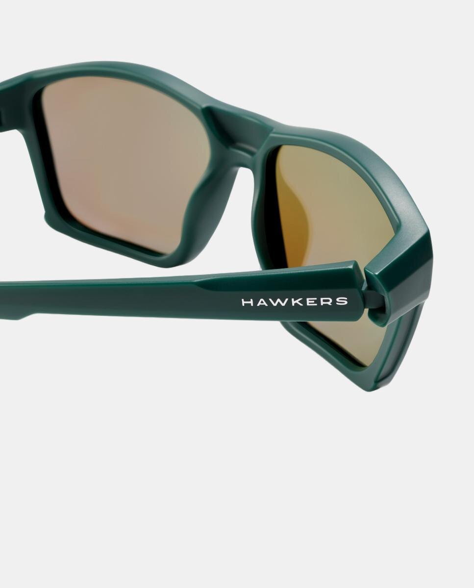 Óculos de Sol Shark Retangulares de Tac Polarizado com Lente Espelhada Verde-escuro-4