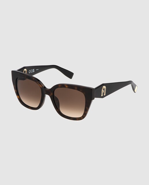 Imagen 0 de Gafas de sol de mujer cuadrada en acetato lente degradada