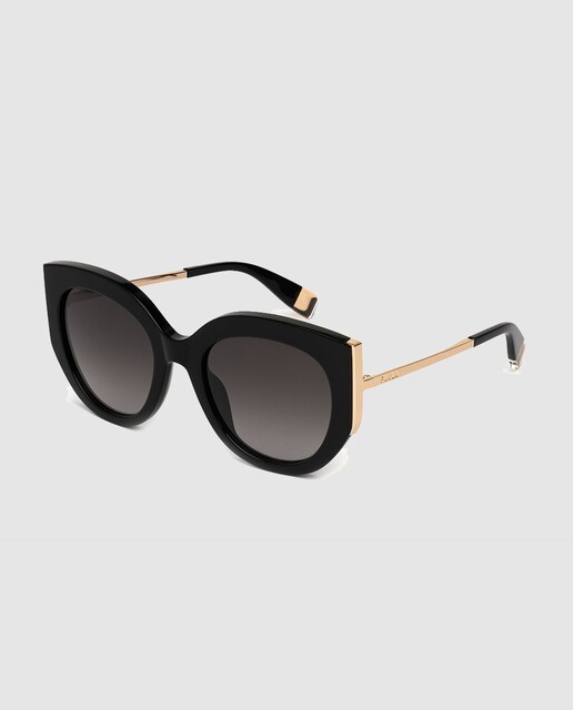 Imagen 0 de Gafas de sol de mujer redonda en acetato lente degradada