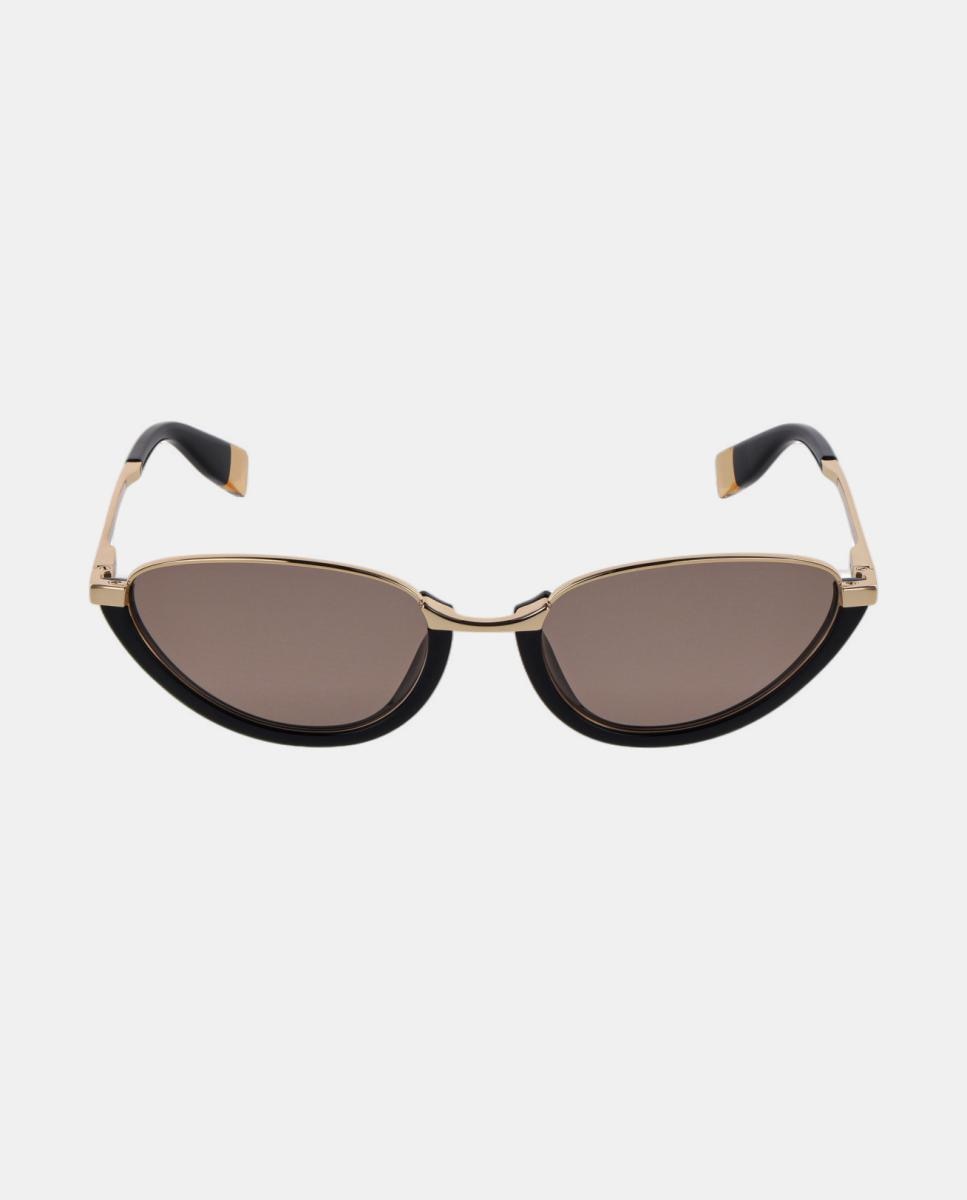 Gafa de sol de mujer ojo de gato en metal - Furla - Oro Oro-1