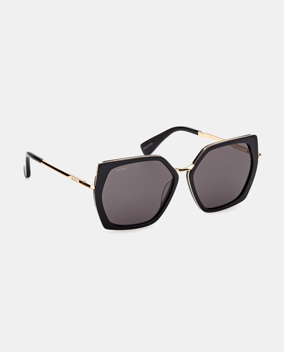 Gafas de sol de mujer geométricas en acetato - Max Mara - Gris Gris-8