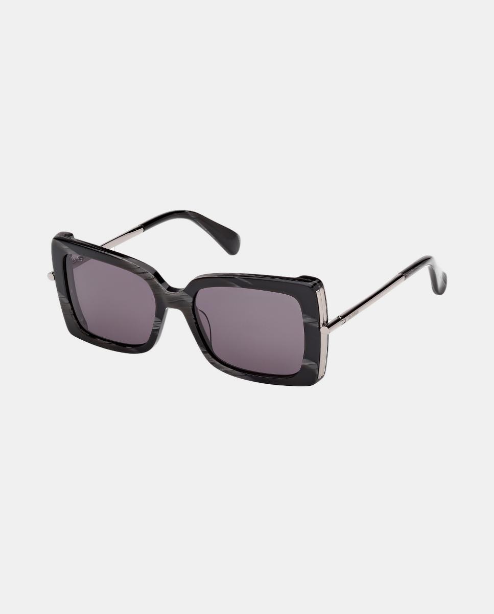 Imagen 2 de Gafa de sol de mujer mariposa en acetato - Max Mara - Marrón oscuro Marrón oscuro