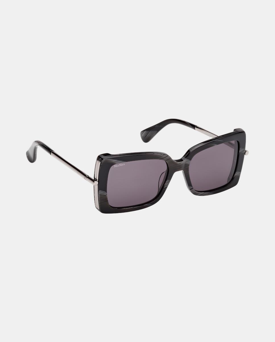 Imagen 3 de Gafa de sol de mujer mariposa en acetato - Max Mara - Marrón oscuro Marrón oscuro