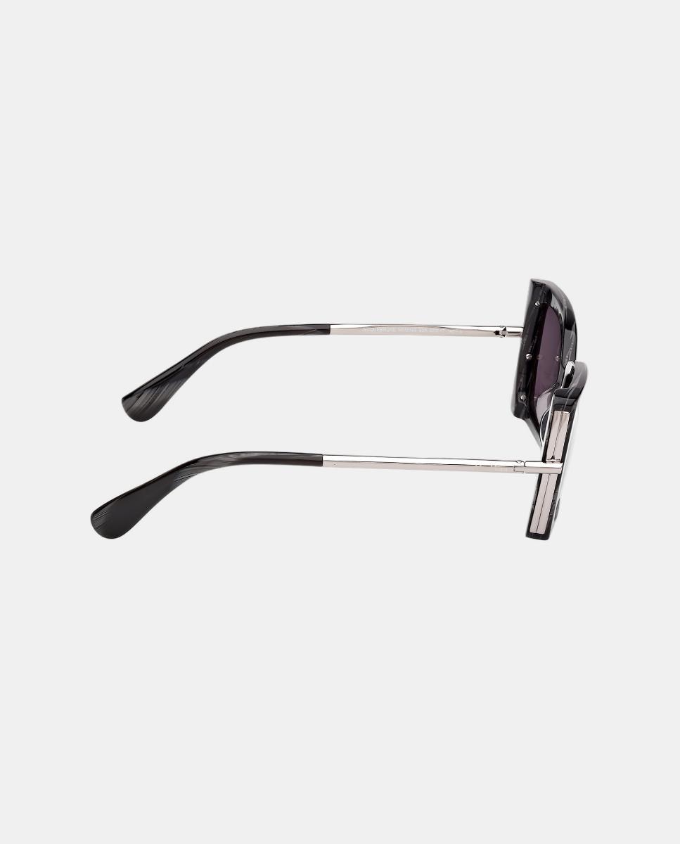 Imagen 4 de Gafa de sol de mujer mariposa en acetato - Max Mara - Marrón oscuro Marrón oscuro
