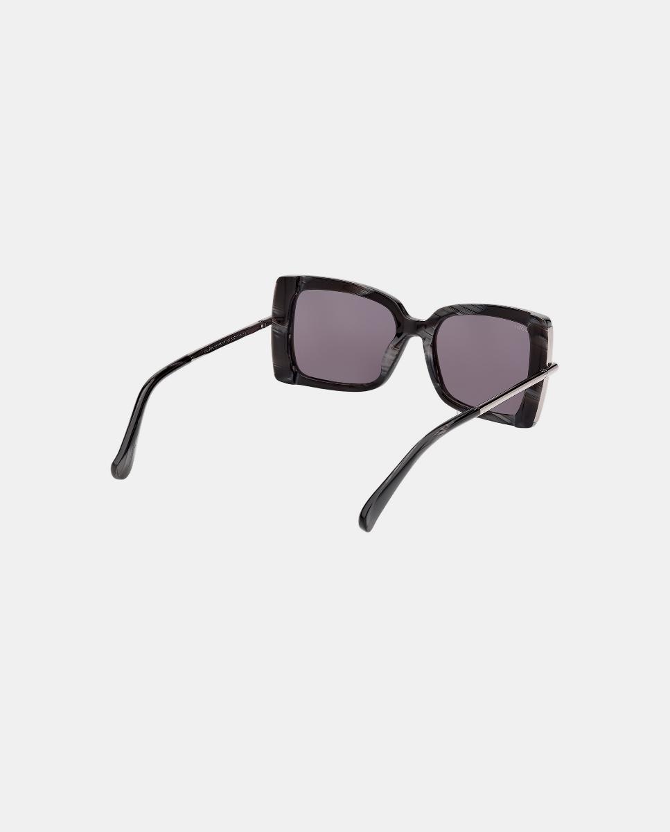 Imagen 5 de Gafa de sol de mujer mariposa en acetato - Max Mara - Marrón oscuro Marrón oscuro
