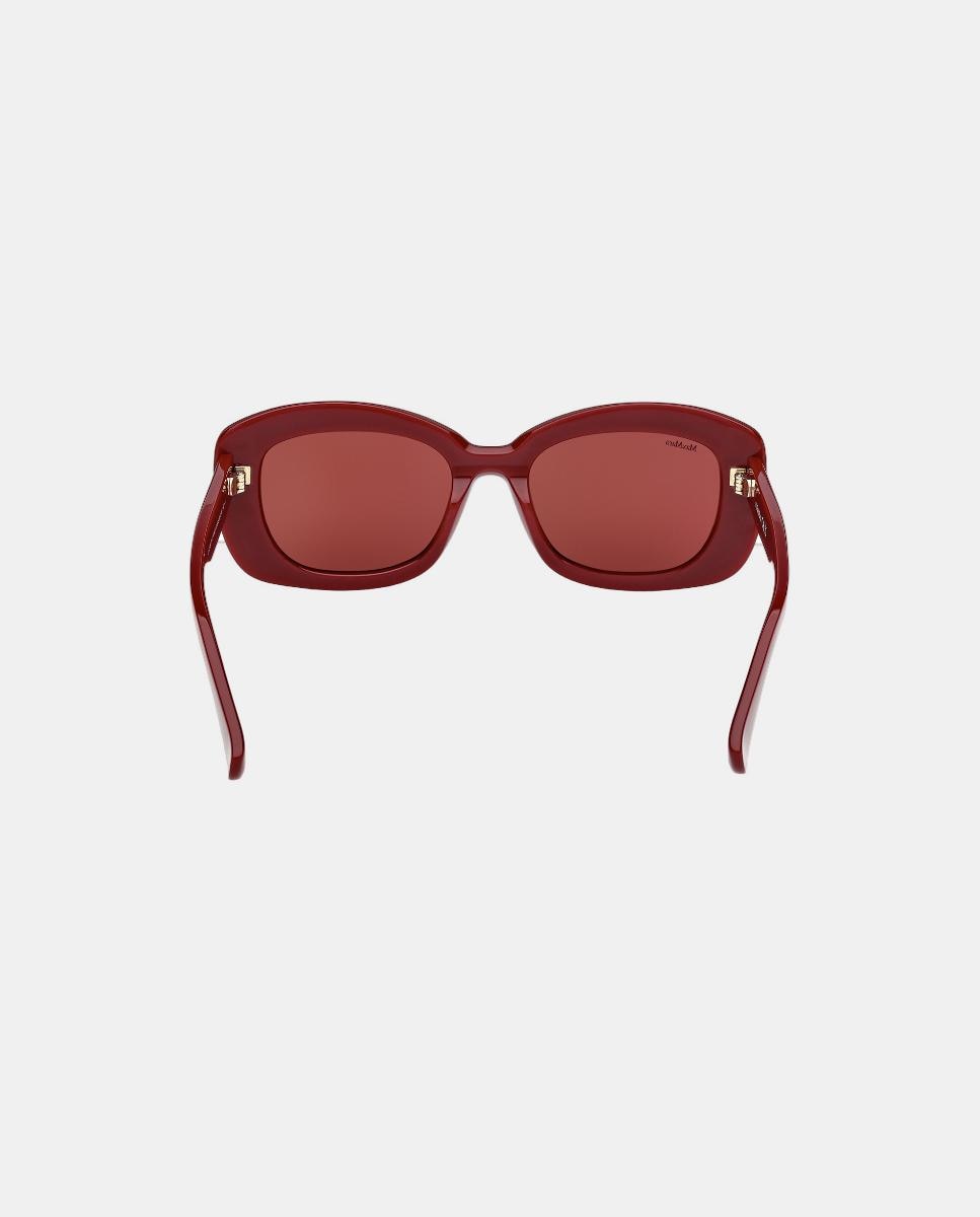 Imagen 6 de Gafa de sol de mujer redonda en acetato - Max Mara - Burdeos Burdeos