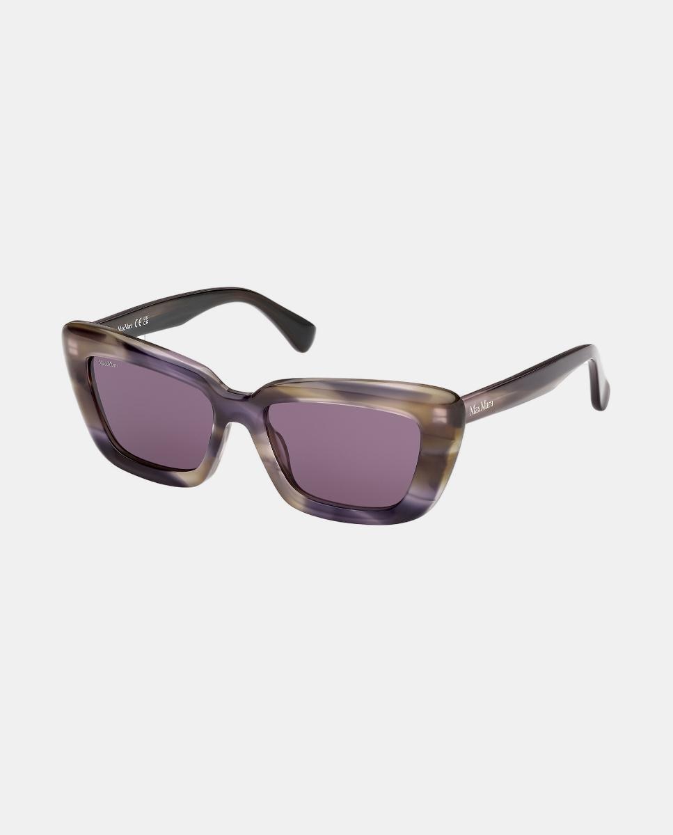 Gafa de sol de mujer ojo de gato en acetato - Max Mara - Lila Lila-2