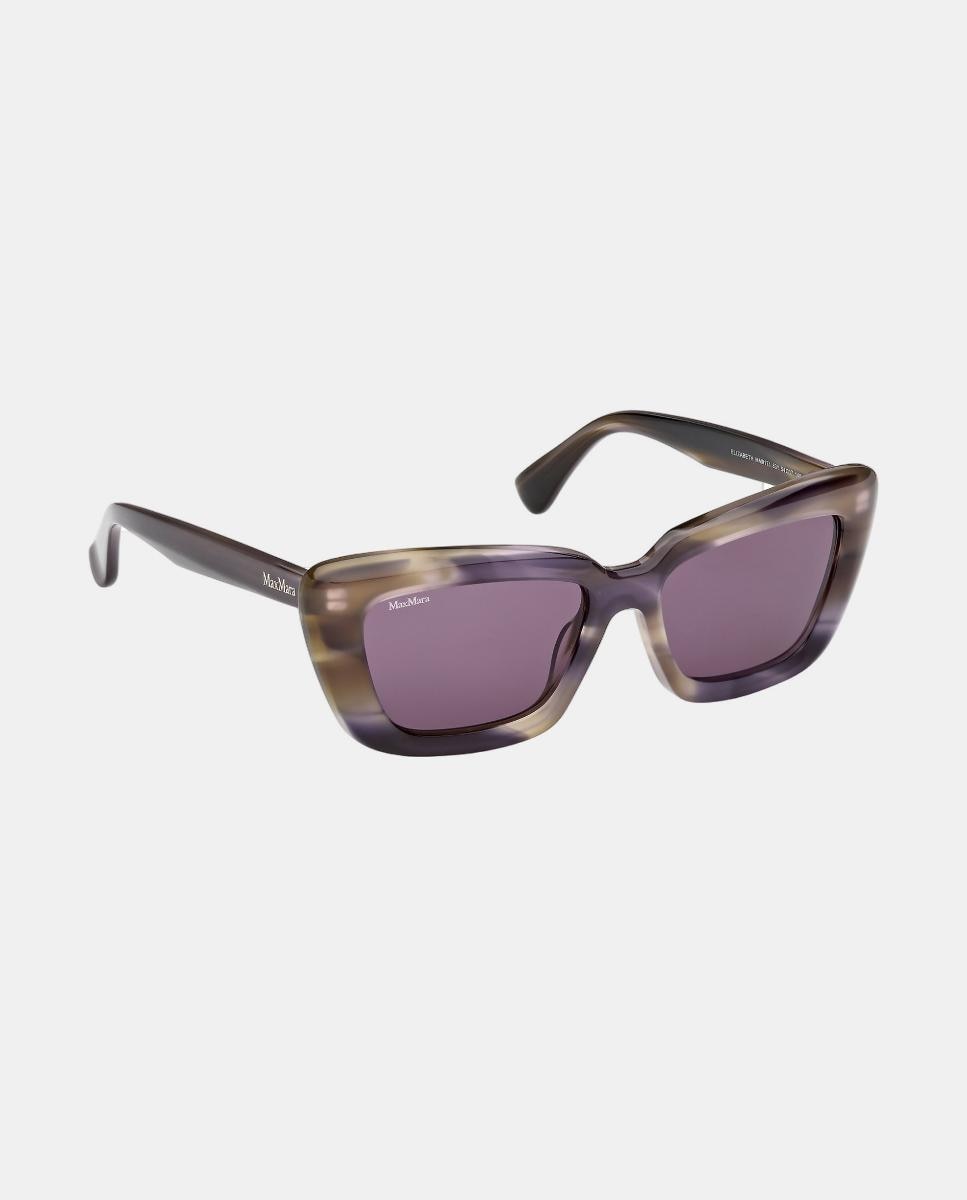 Gafa de sol de mujer ojo de gato en acetato - Max Mara - Lila Lila-3