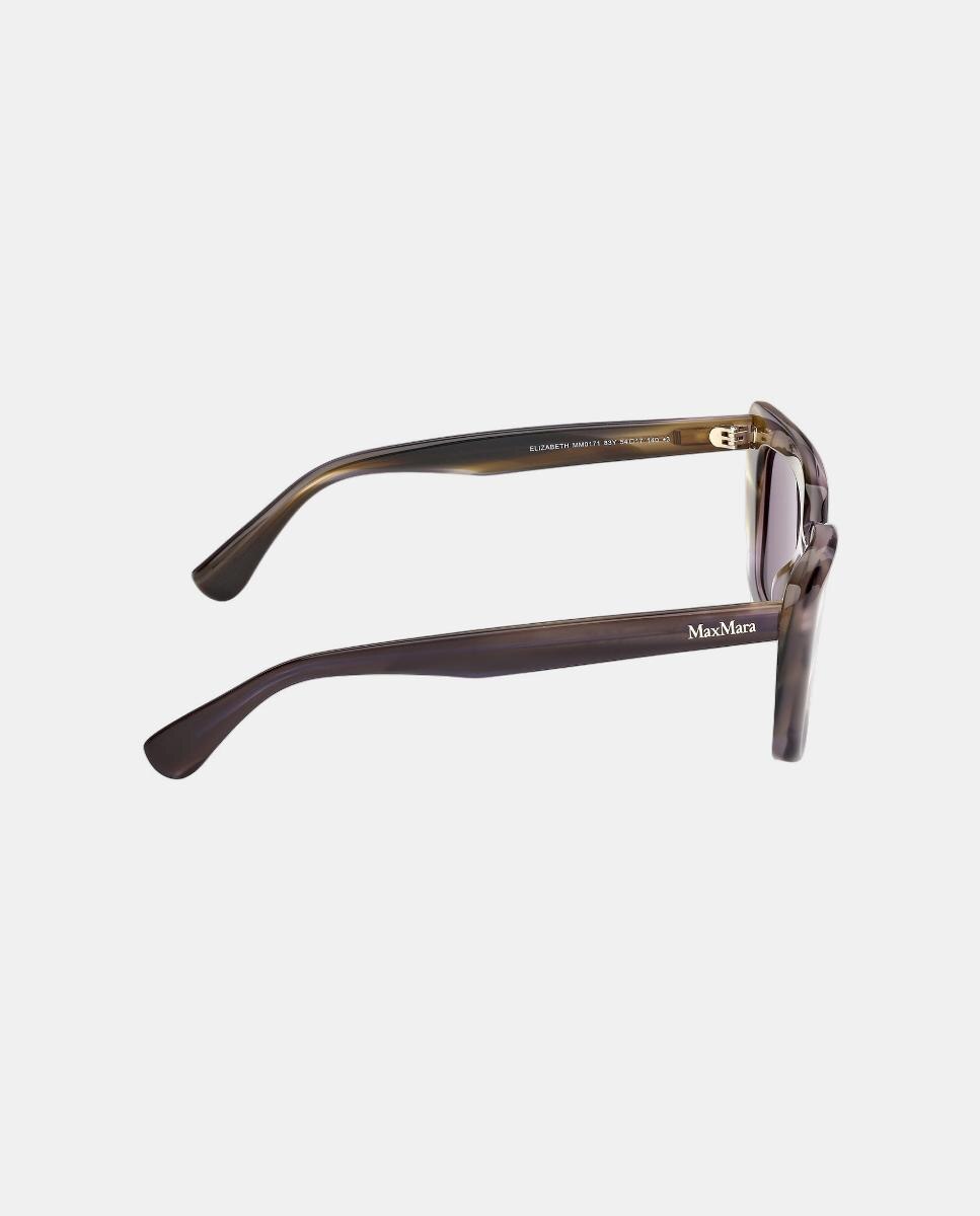 Gafa de sol de mujer ojo de gato en acetato - Max Mara - Lila Lila-4