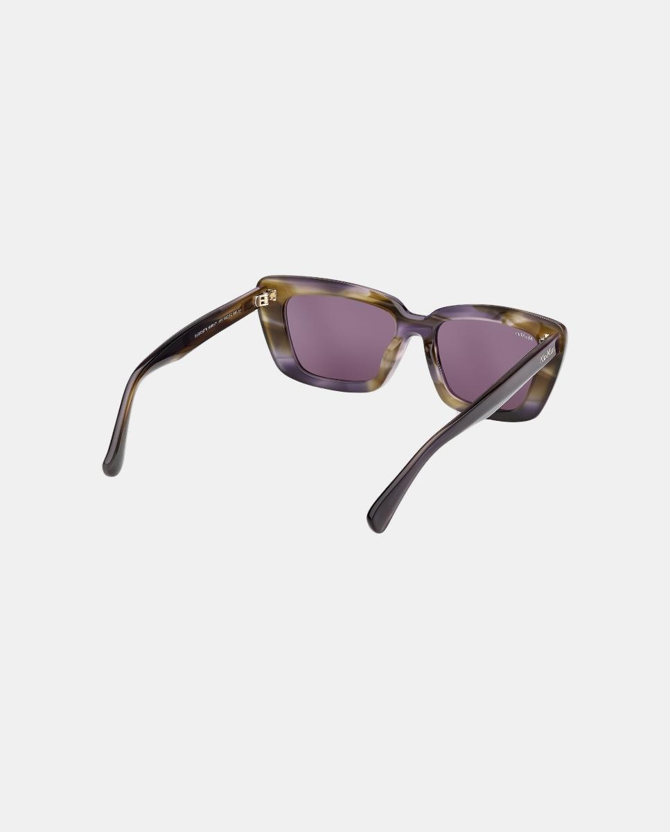 Gafa de sol de mujer ojo de gato en acetato - Max Mara - Lila Lila-5
