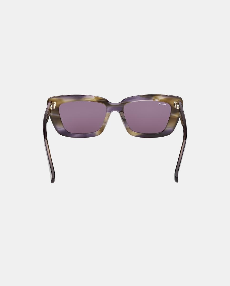 Gafa de sol de mujer ojo de gato en acetato - Max Mara - Lila Lila-6