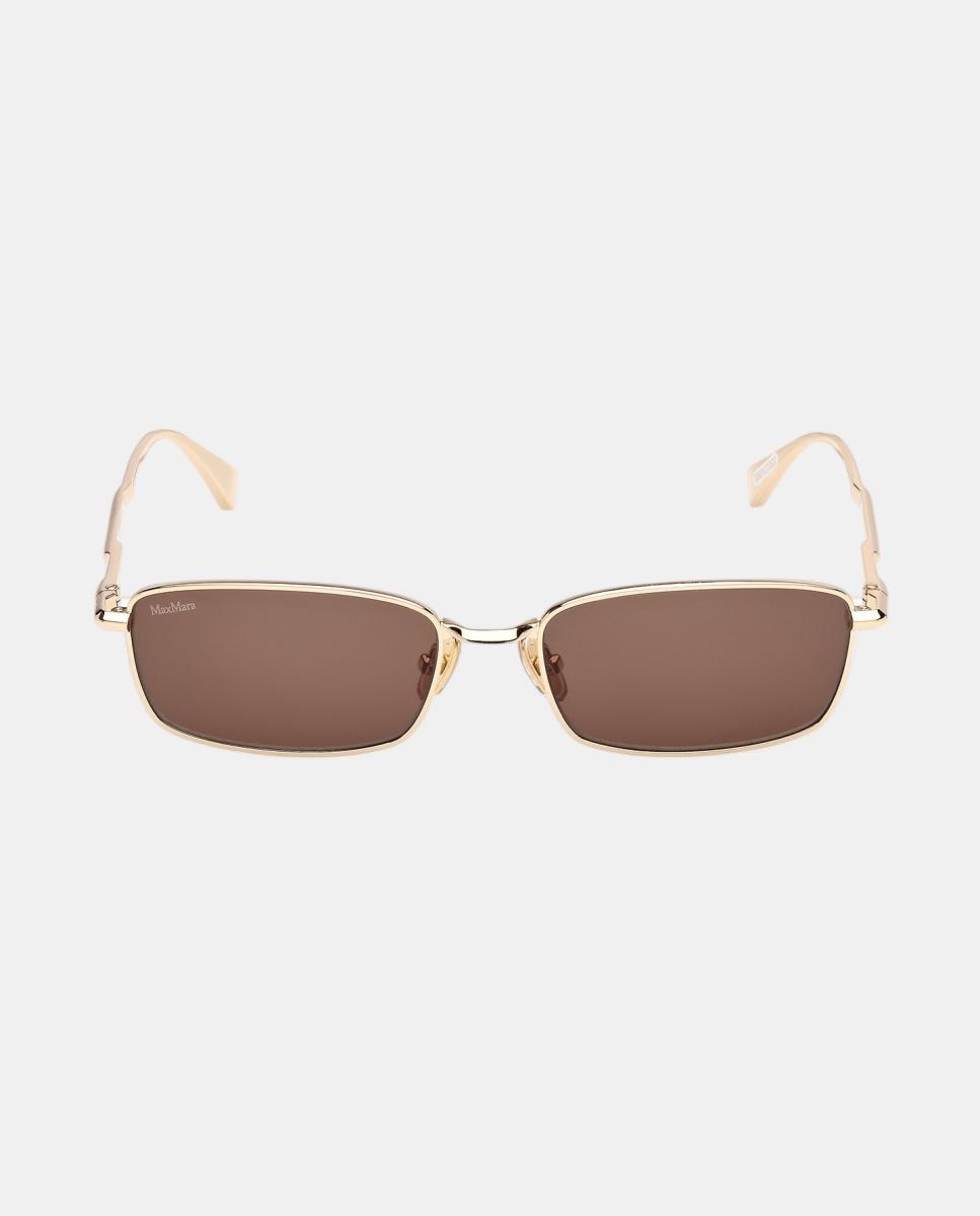 Imagen 0 de Gafas de sol MM0199 de mujer cuadrada en metal Oro
