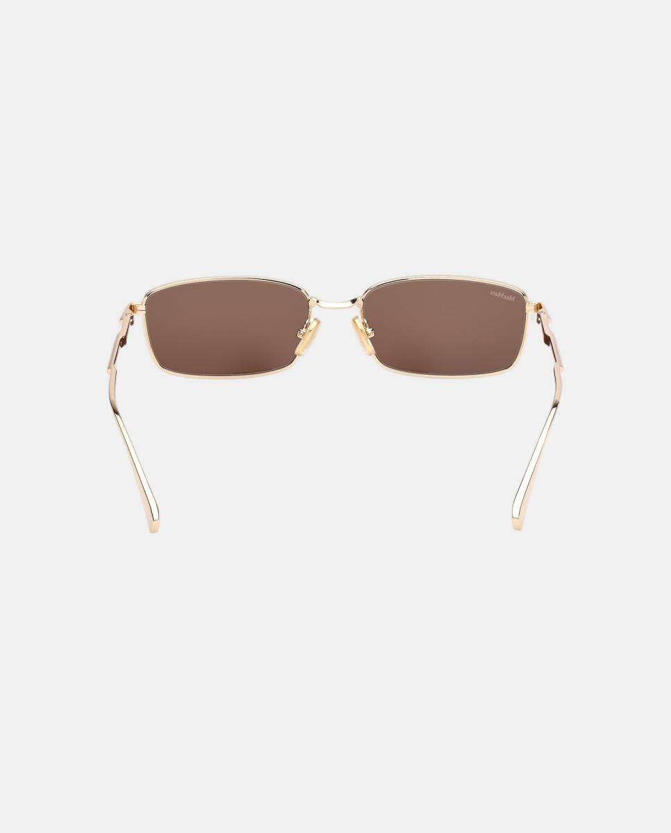 Gafas de sol MM0199 de mujer cuadrada en metal - Max Mara - Oro Oro-5