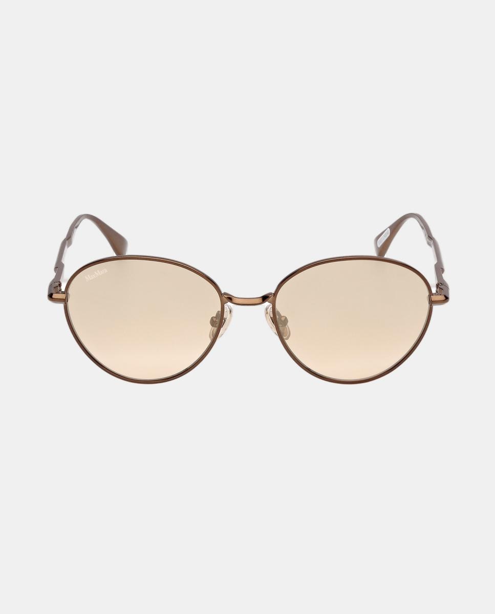 Imagen 0 de Gafas de sol MM0200 de mujer redonda en metal con lente fotocromatica Marrón