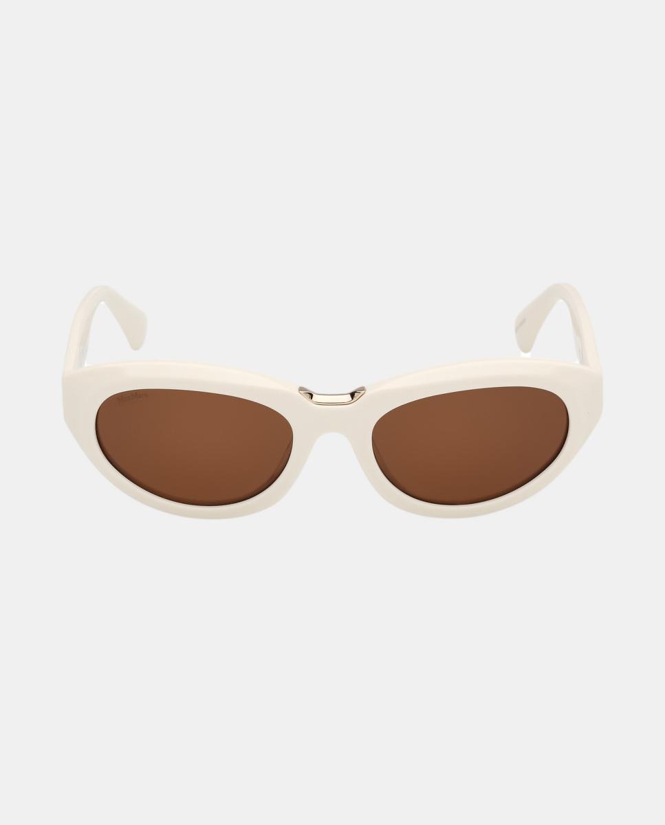 Imagen 0 de Gafas de sol MM0203 de mujer geometrica en acetato Crema