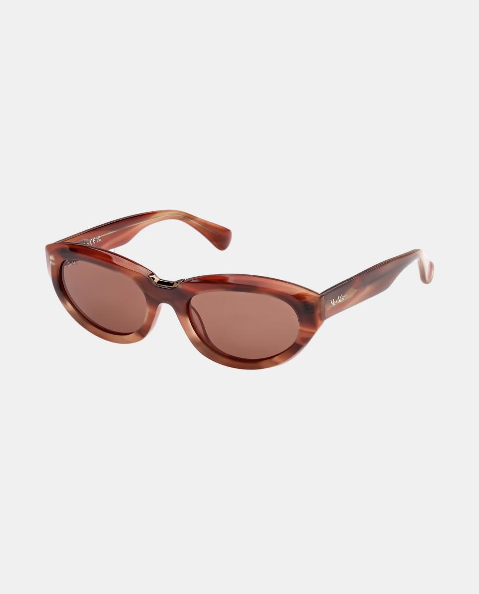 Gafas de sol MM0203 de mujer geometrica en acetato - Max Mara - Rojo Rojo-2