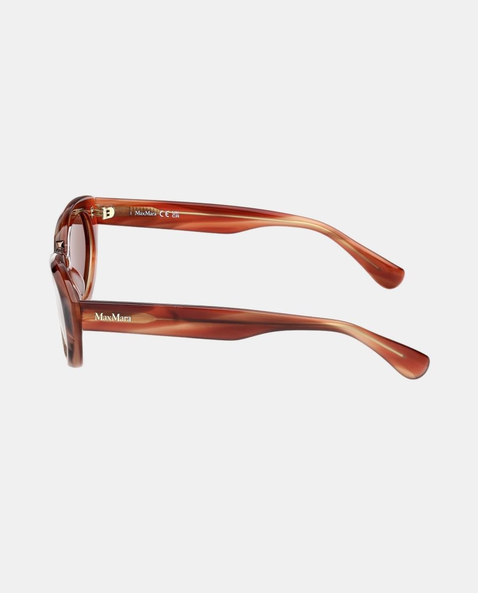 Gafas de sol MM0203 de mujer geometrica en acetato - Max Mara - Rojo Rojo-3