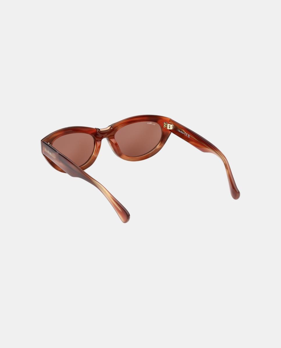Gafas de sol MM0203 de mujer geometrica en acetato - Max Mara - Rojo Rojo-4