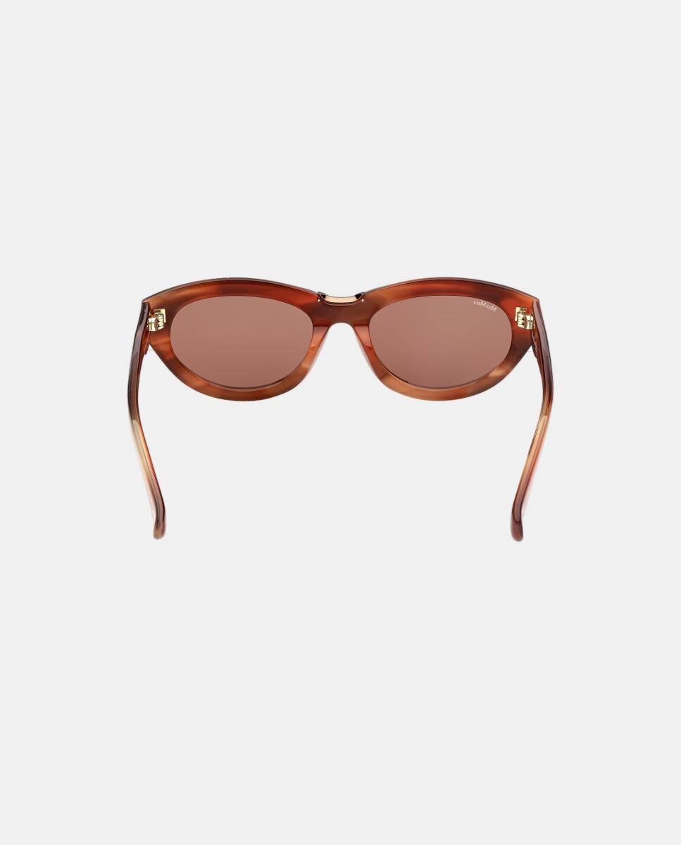 Gafas de sol MM0203 de mujer geometrica en acetato - Max Mara - Rojo Rojo-5