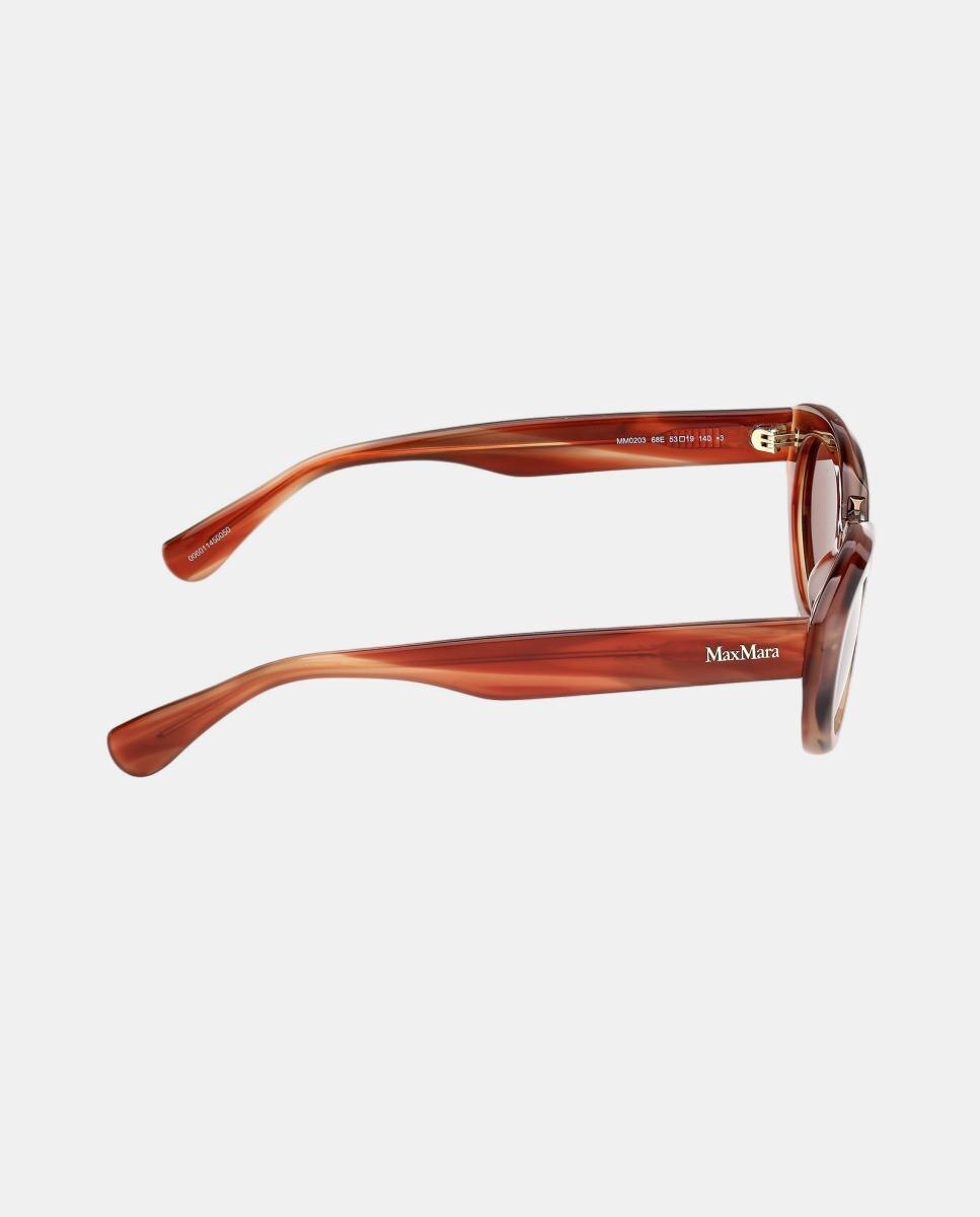 Gafas de sol MM0203 de mujer geometrica en acetato - Max Mara - Rojo Rojo-7