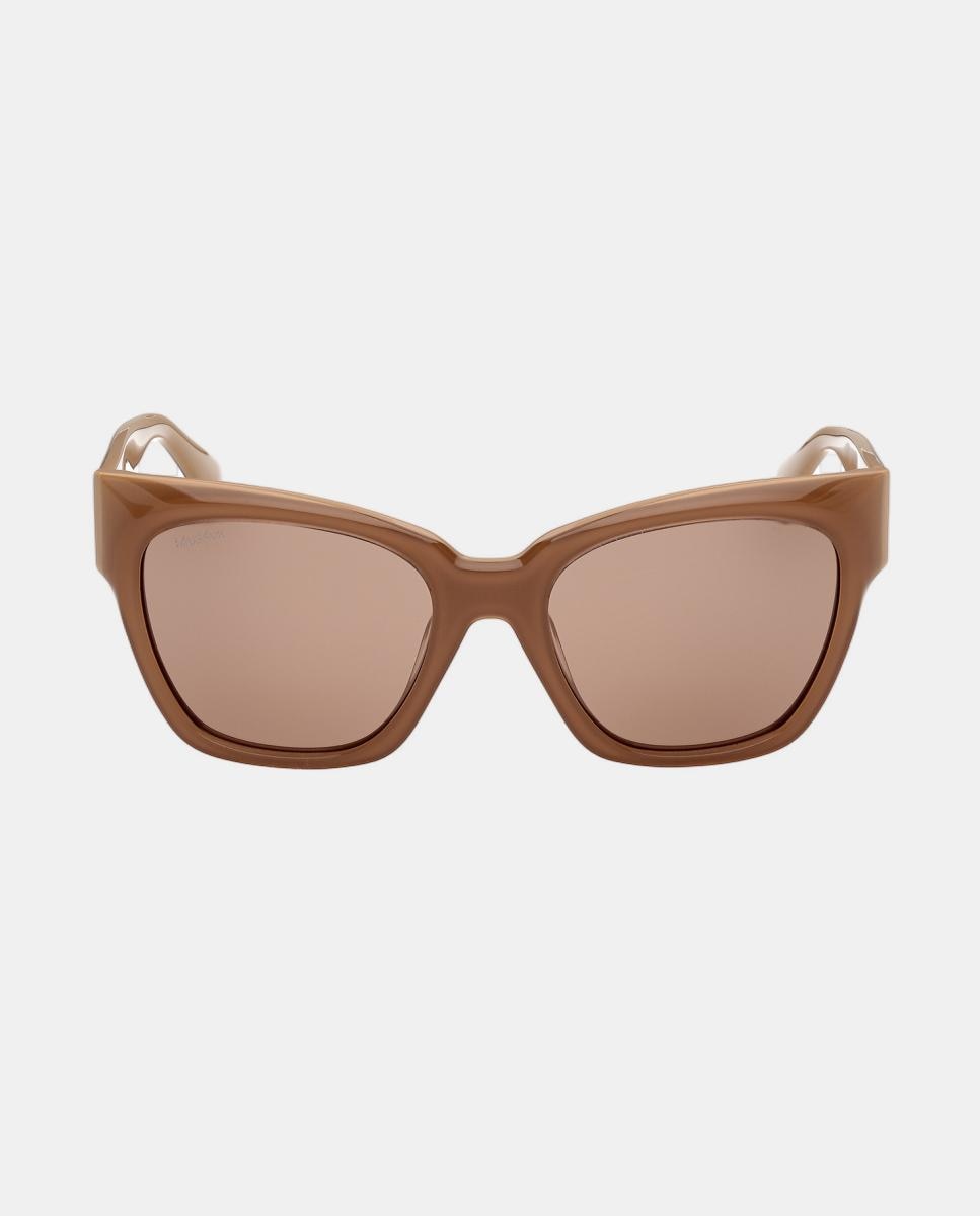 Imagen 1 de Gafas de sol MM0204 de mujer rectangular en acetato Marrón