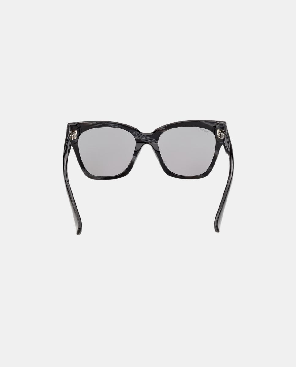 Imagen 5 de Gafas de sol MM0204 de mujer rectangular en acetato - Max Mara - Marrón Marrón