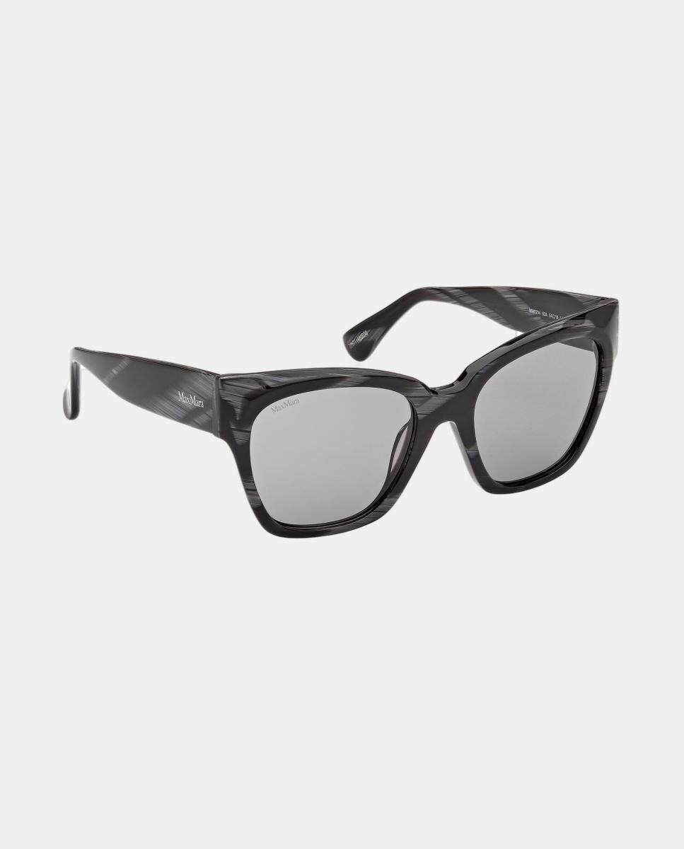 Imagen 8 de Gafas de sol MM0204 de mujer rectangular en acetato - Max Mara - Marrón Marrón