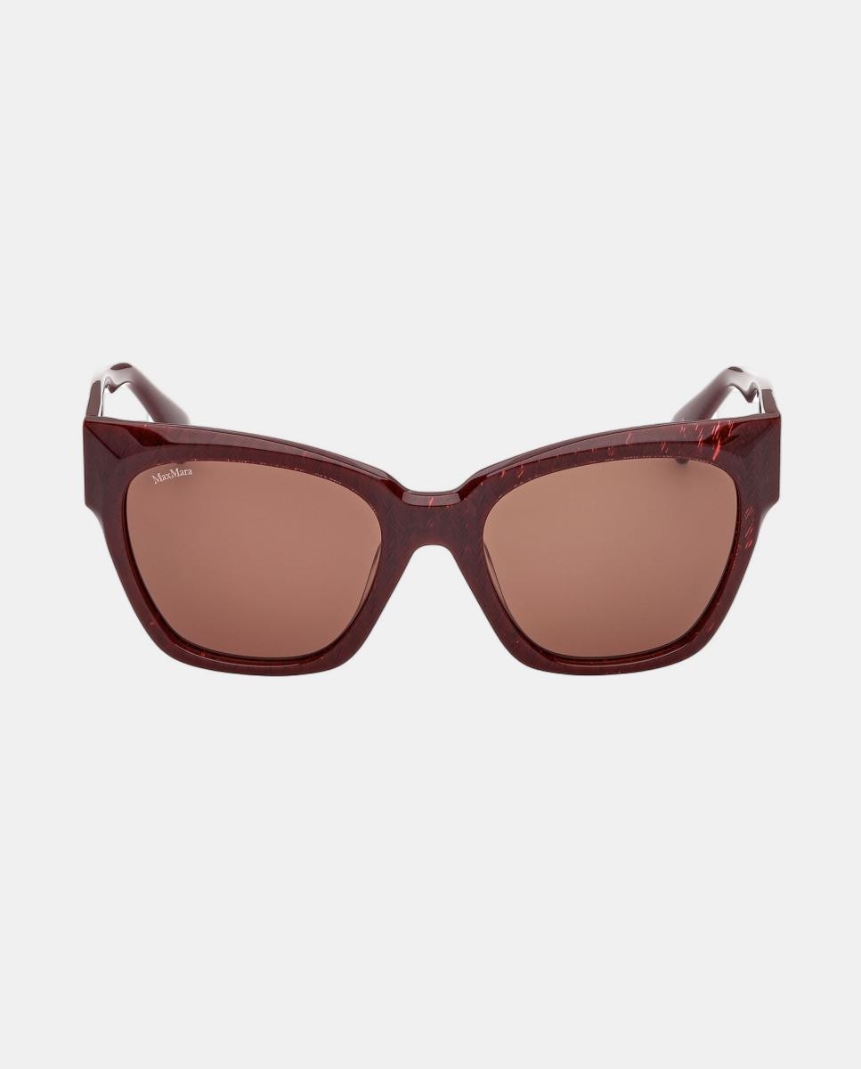 Imagen 0 de Gafas de sol MM0204 de mujer rectangular en acetato Burdeos