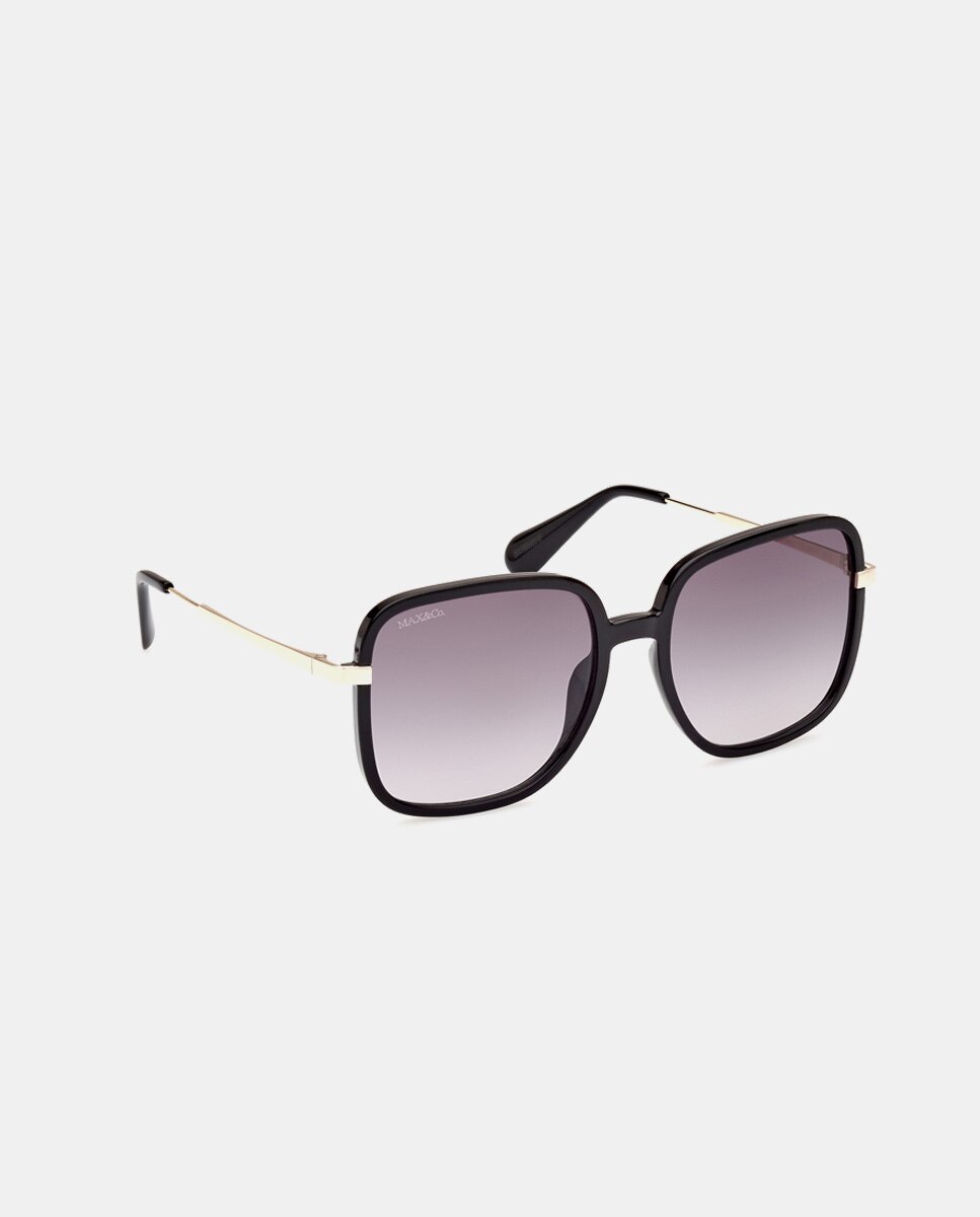 Gafas de sol de mujer cuadradas en - Max&Co - Negro Negro-6
