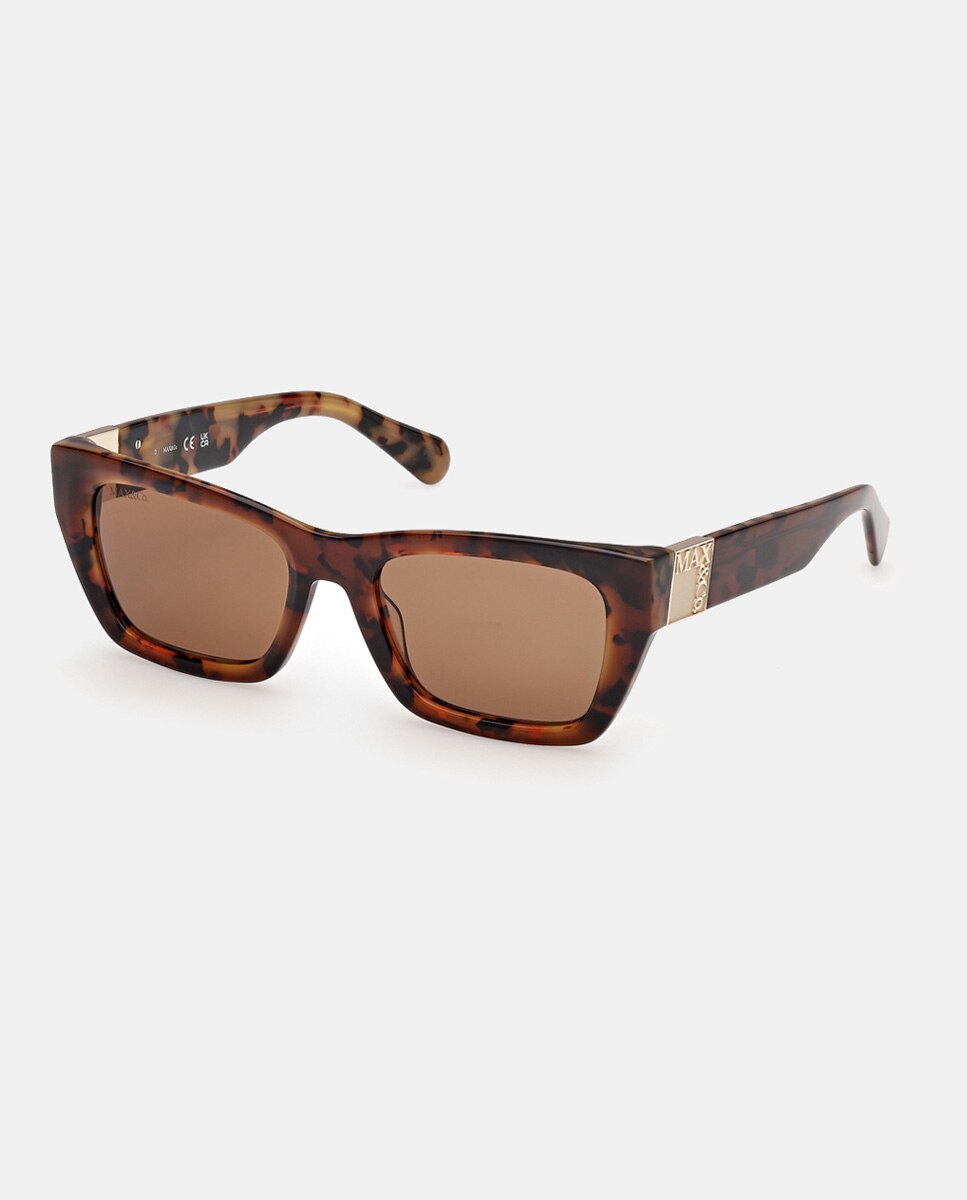 Gafa de sol de mujer cat eye en acetato - Max&Co - Marrón Marrón-2