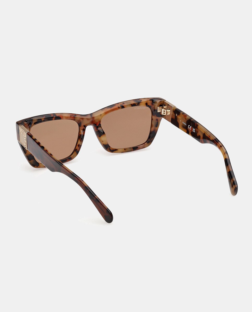 Gafa de sol de mujer cat eye en acetato - Max&Co - Marrón Marrón-4