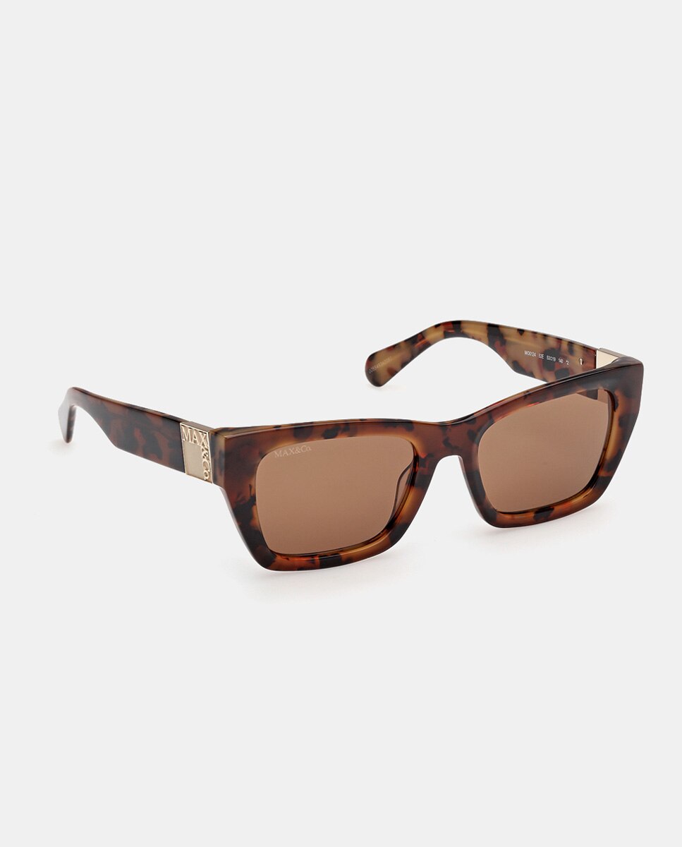 Gafa de sol de mujer cat eye en acetato - Max&Co - Marrón Marrón-8