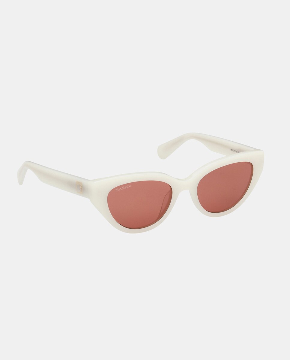 Gafa de sol de mujer cat eye en acetato - Max&Co - Crema Crema-8