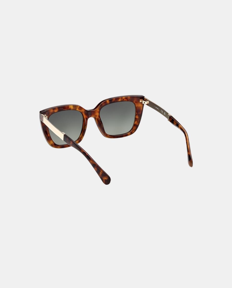 Gafa de sol de mujer ojo de gato en inyectado con lente degradada - Max&Co - Marrón Marrón-4