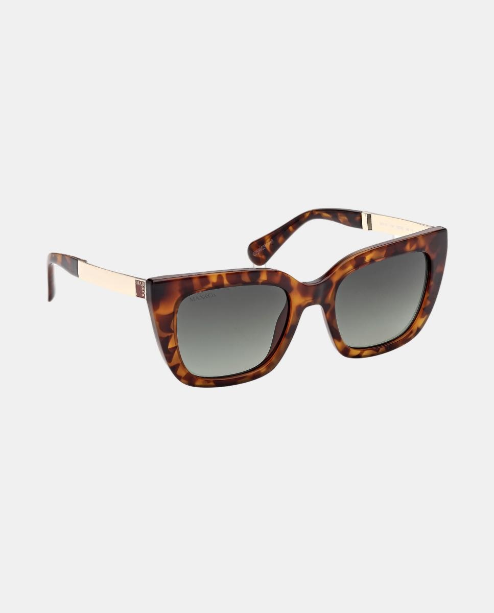 Gafa de sol de mujer ojo de gato en inyectado con lente degradada - Max&Co - Marrón Marrón-8