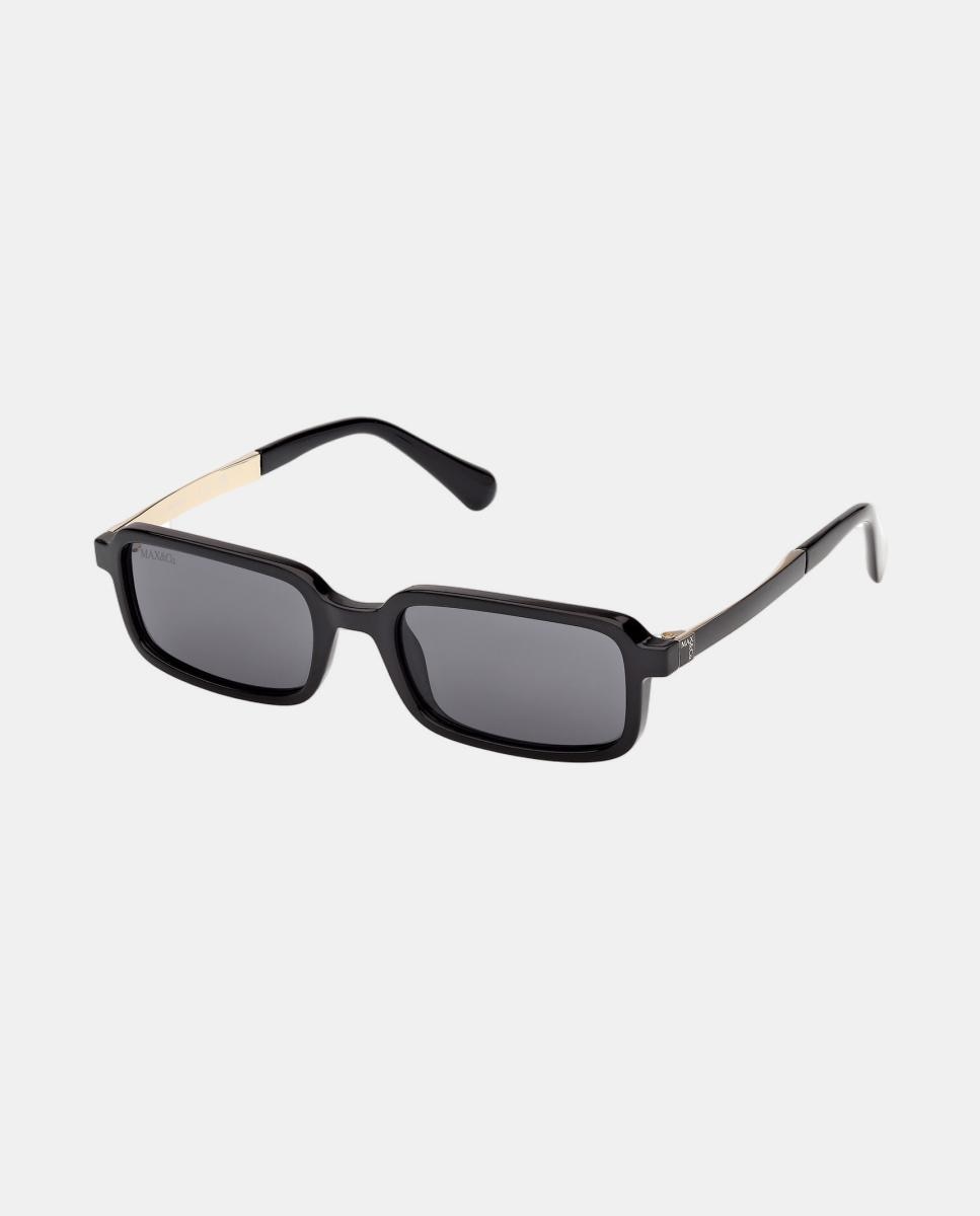 Imagen 2 de Gafa de sol de mujer rectangular en inyectado - Max&Co - Negro Negro