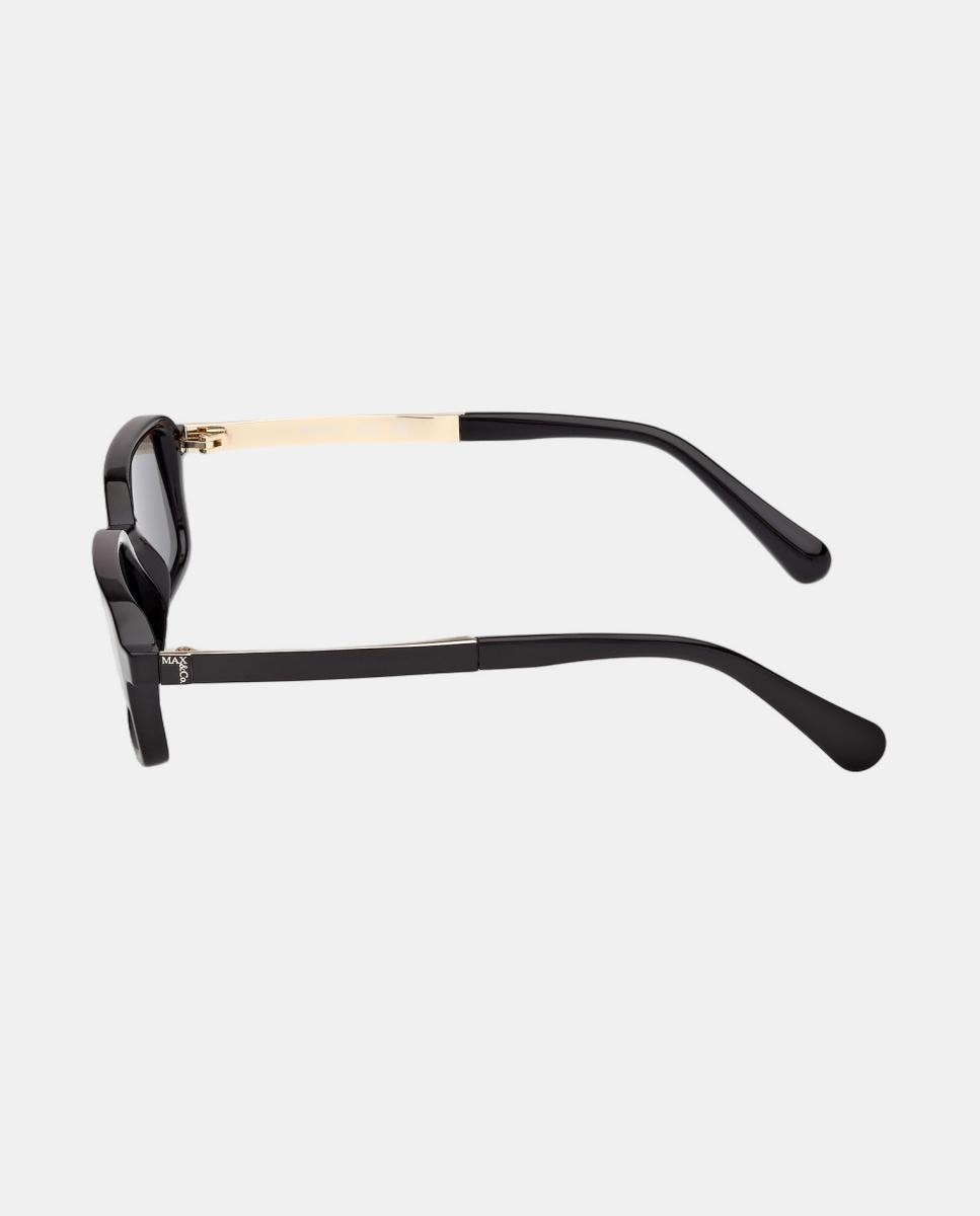 Imagen 3 de Gafa de sol de mujer rectangular en inyectado - Max&Co - Negro Negro