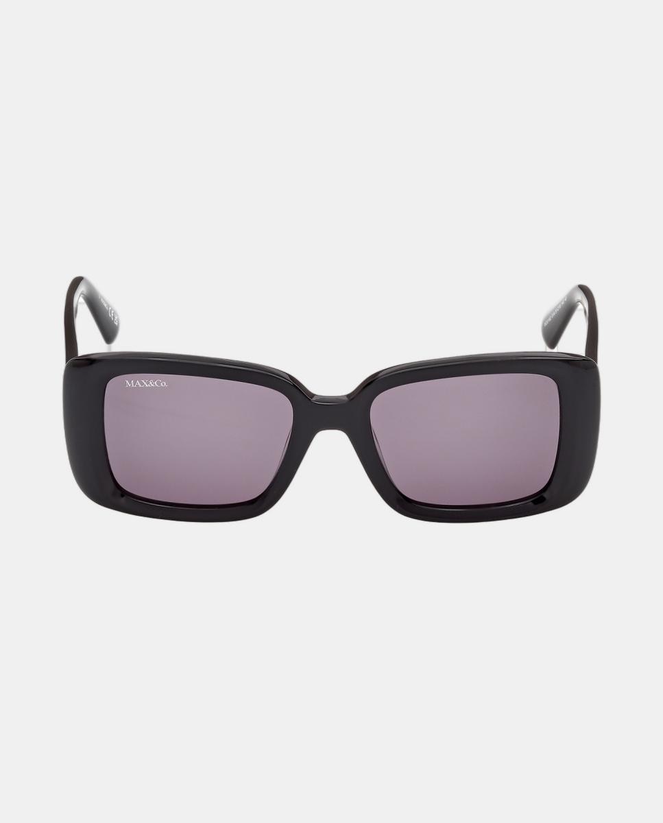 Imagen 1 de Gafas de sol MO0162 de mujer rectangular en acetato Negro