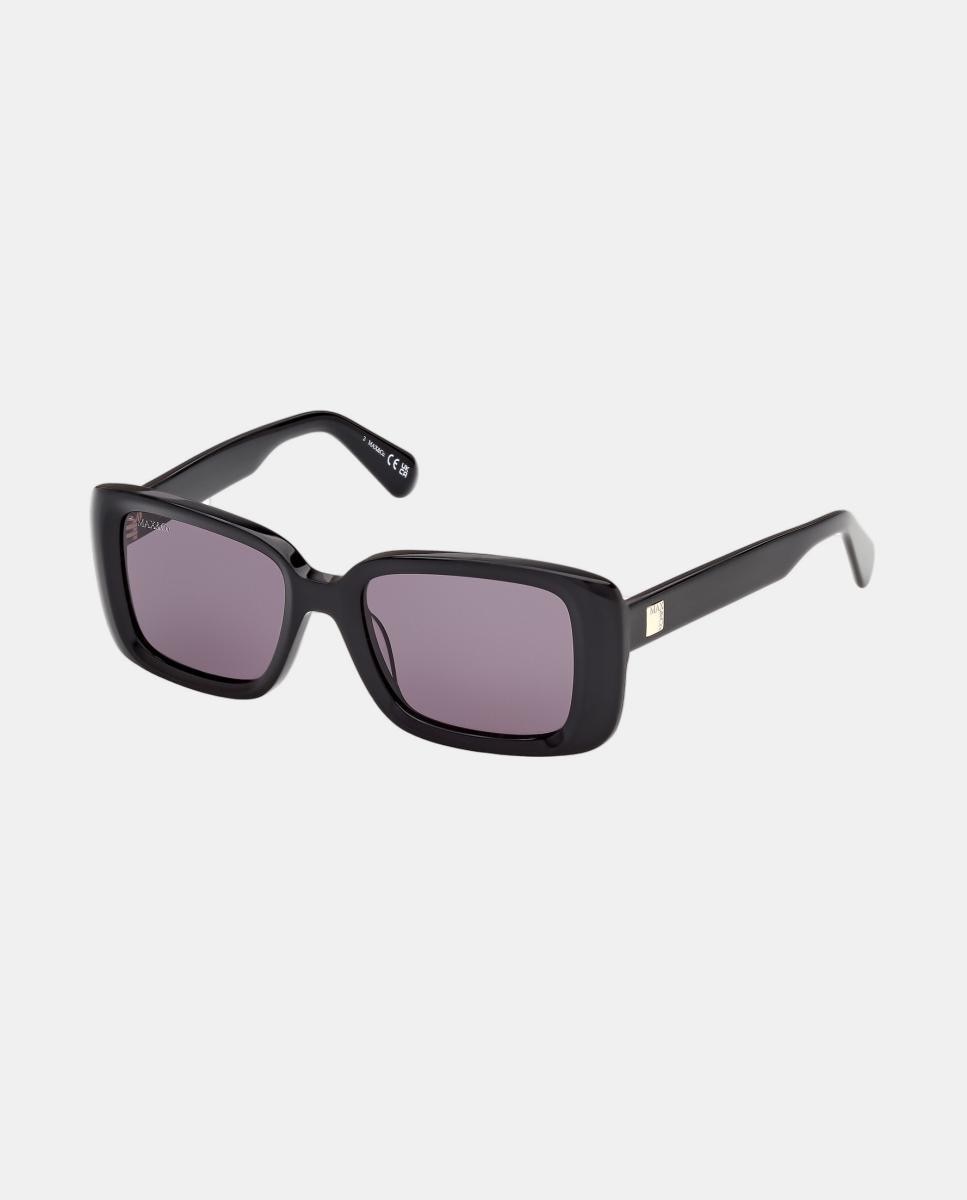 Imagen 2 de Gafas de sol MO0162 de mujer rectangular en acetato - Max&Co - Negro Negro