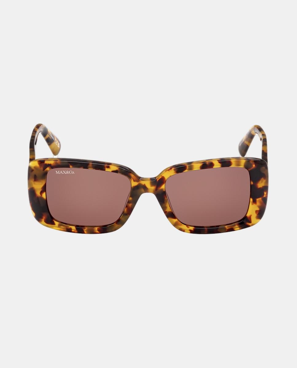 Imagen 0 de Gafas de sol MO0162 de mujer rectangular en acetato Marrón