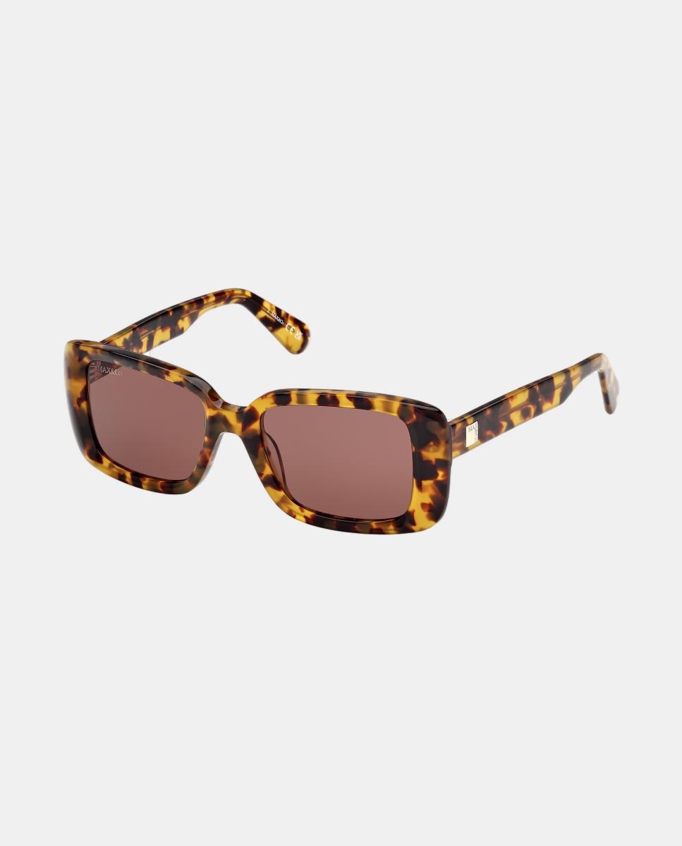 Gafas de sol MO0162 de mujer rectangular en acetato - Max&Co - Marrón Marrón-2