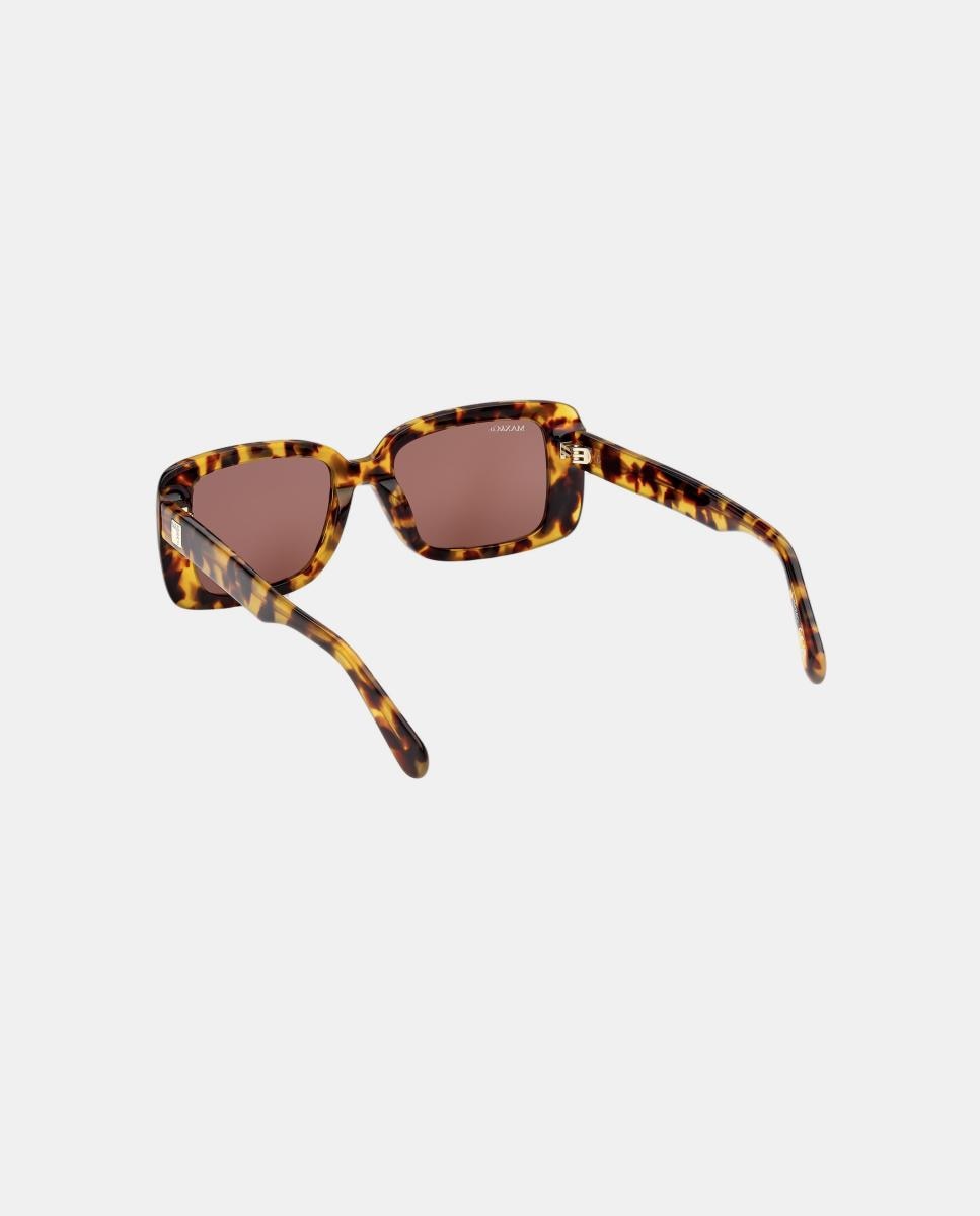 Gafas de sol MO0162 de mujer rectangular en acetato - Max&Co - Marrón Marrón-4