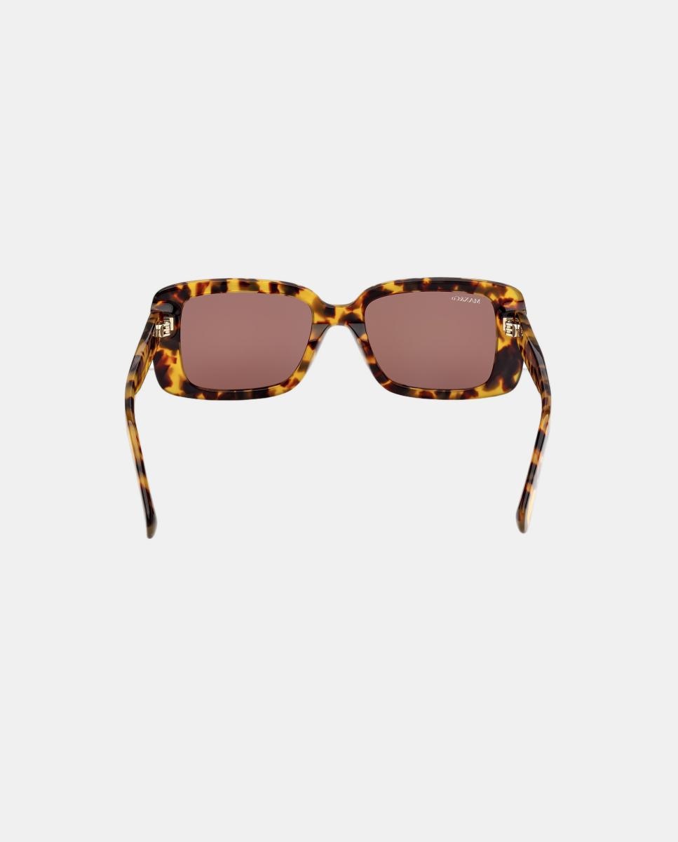 Gafas de sol MO0162 de mujer rectangular en acetato - Max&Co - Marrón Marrón-5