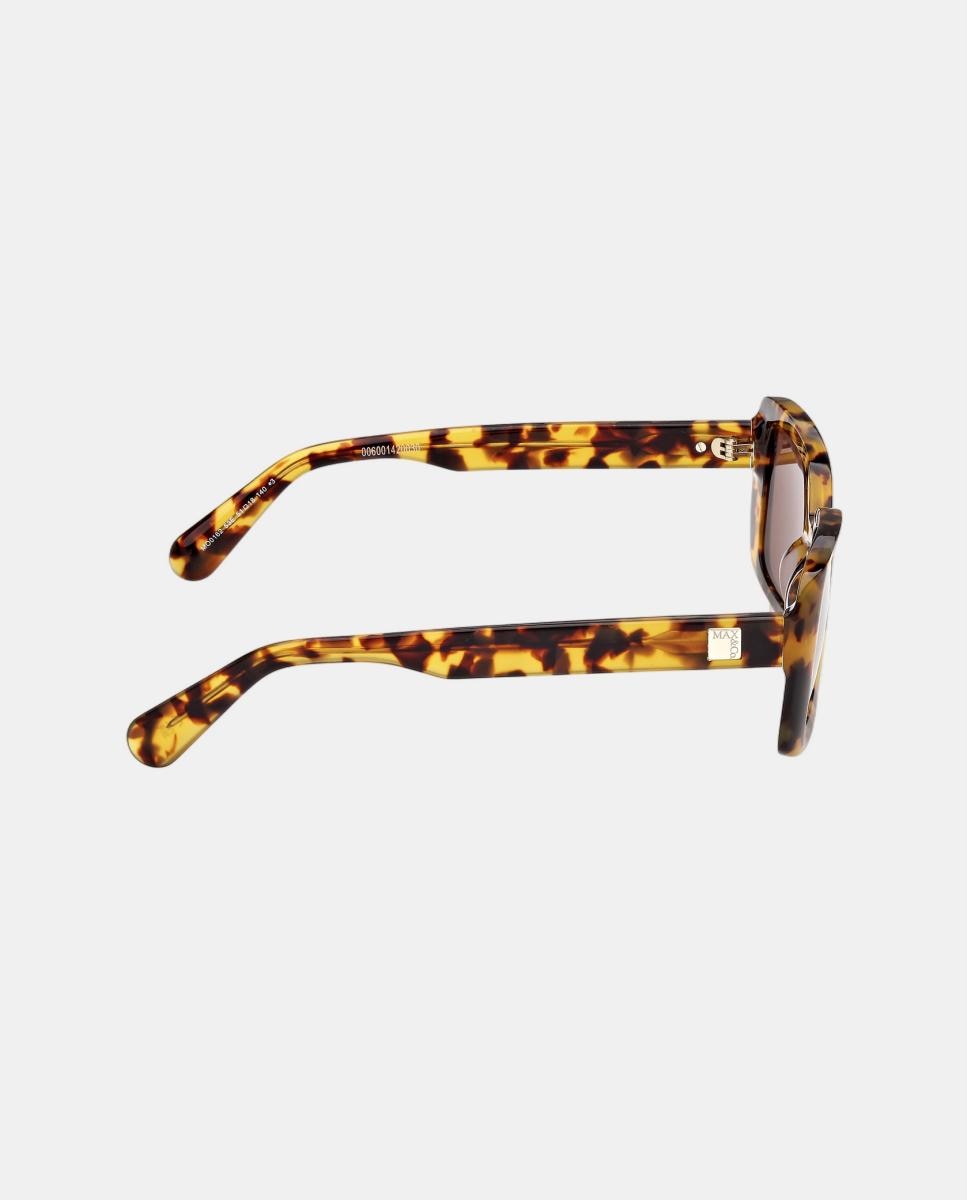 Gafas de sol MO0162 de mujer rectangular en acetato - Max&Co - Marrón Marrón-7