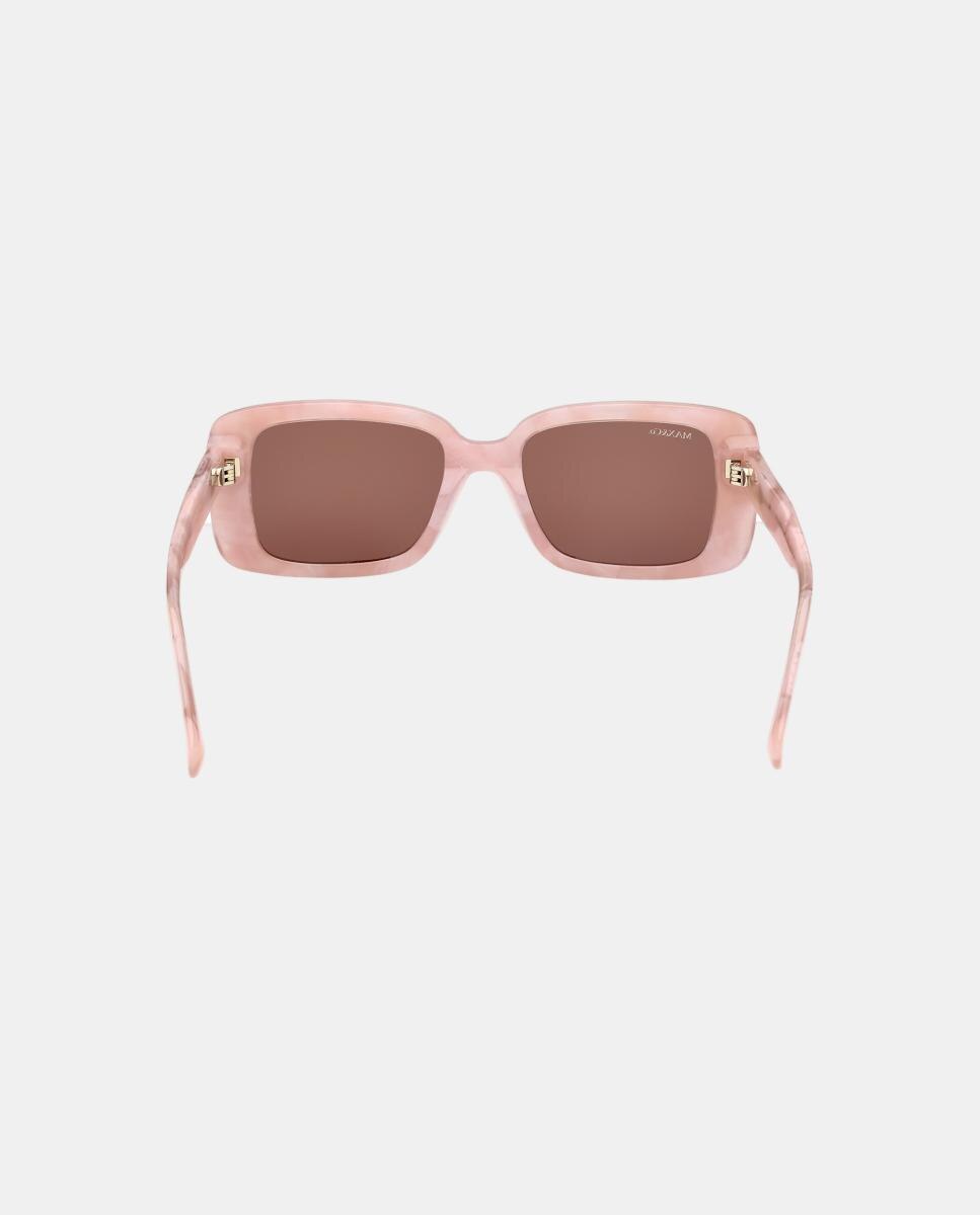 Gafas de sol MO0162 de mujer rectangular en acetato - Max&Co - Rosa Rosa-5
