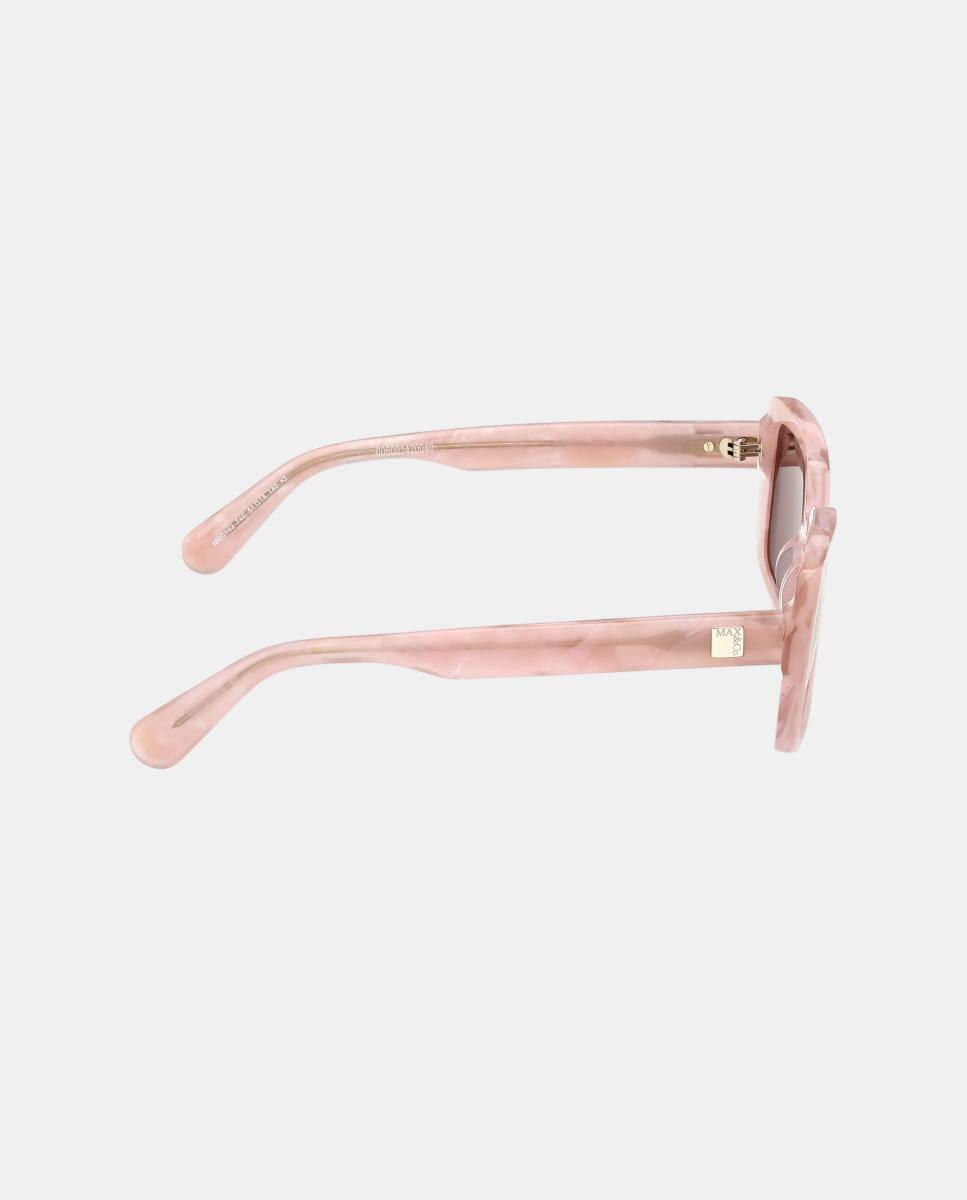 Gafas de sol MO0162 de mujer rectangular en acetato - Max&Co - Rosa Rosa-7