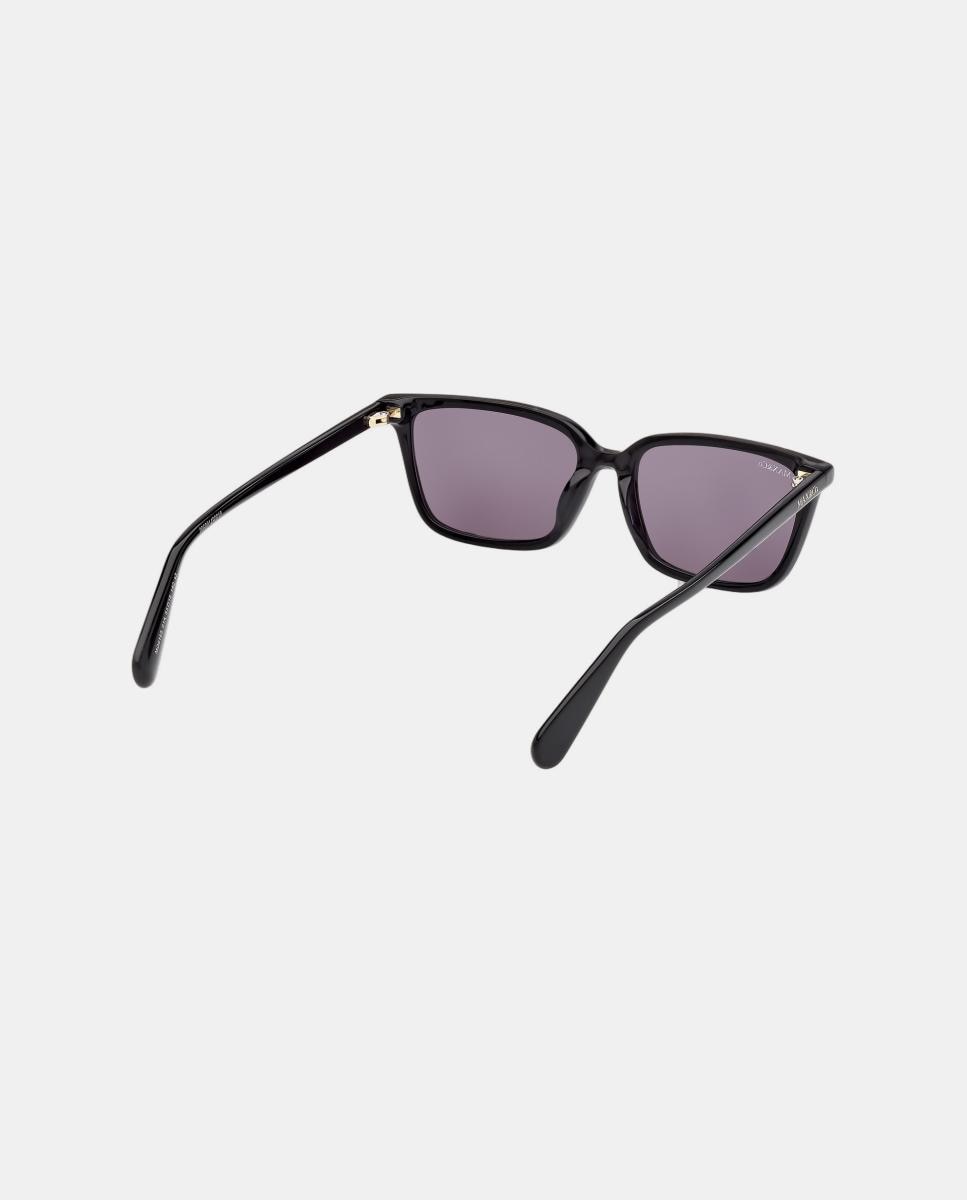 Gafas de sol MO0165 de mujer rectangular en acetato - Max&Co - Negro Negro-6